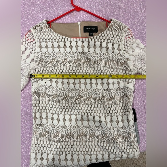 RN Studio White Lace Dress size 4 - Picture 8 of 10